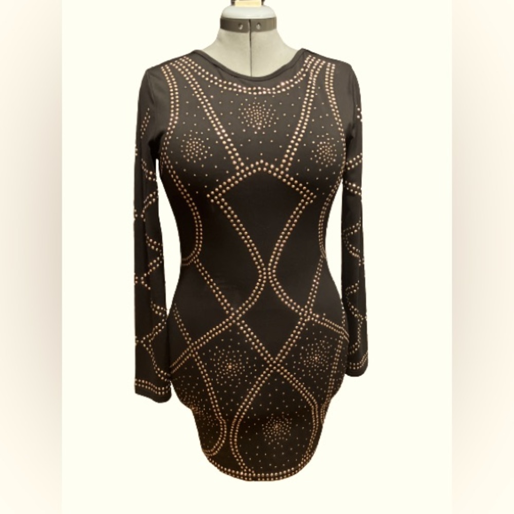 MadRag nail head studded dress. Sz Lg